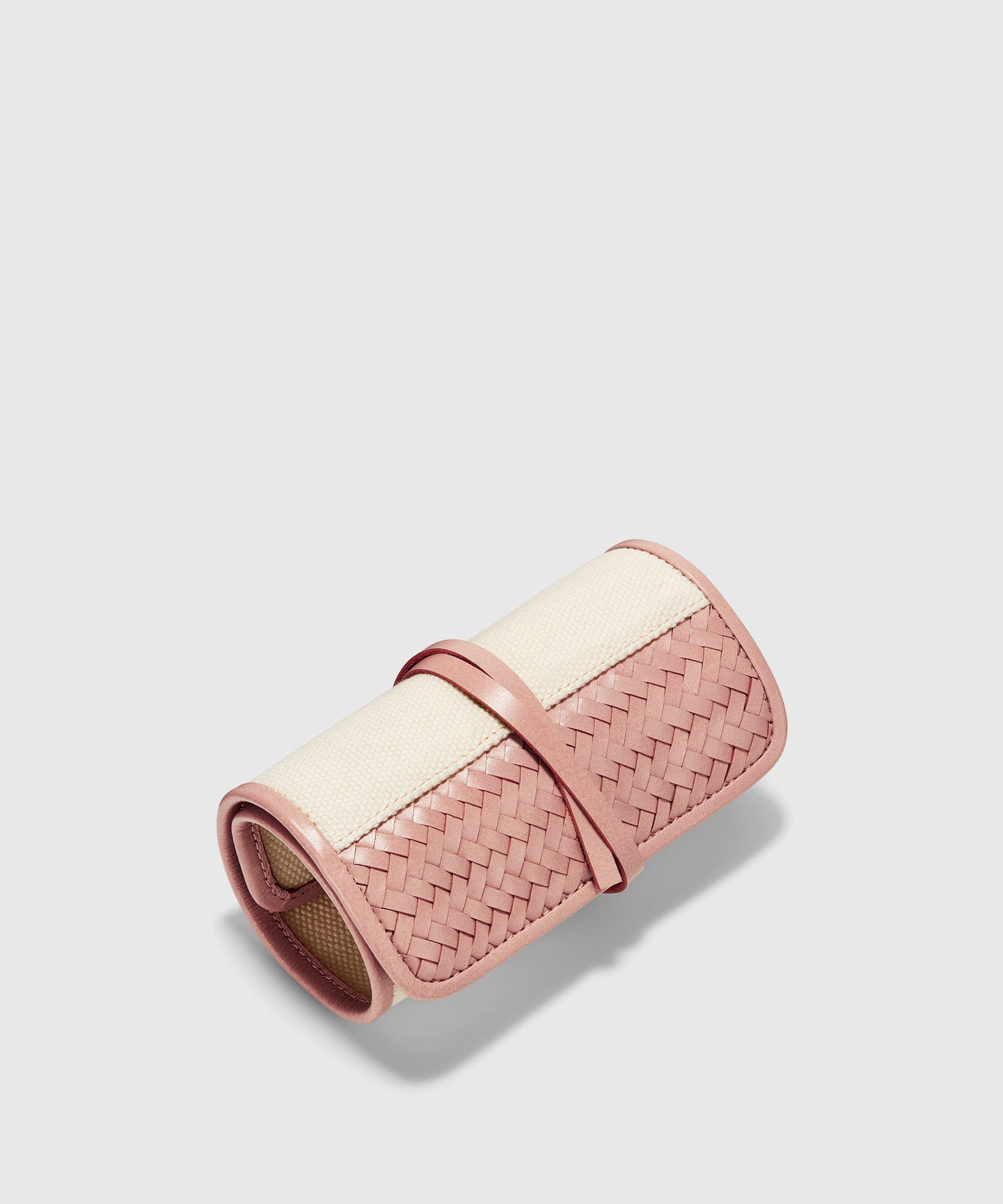 Cotton Canvas & Leather Tech Organizer| KonMari by Marie Kondo