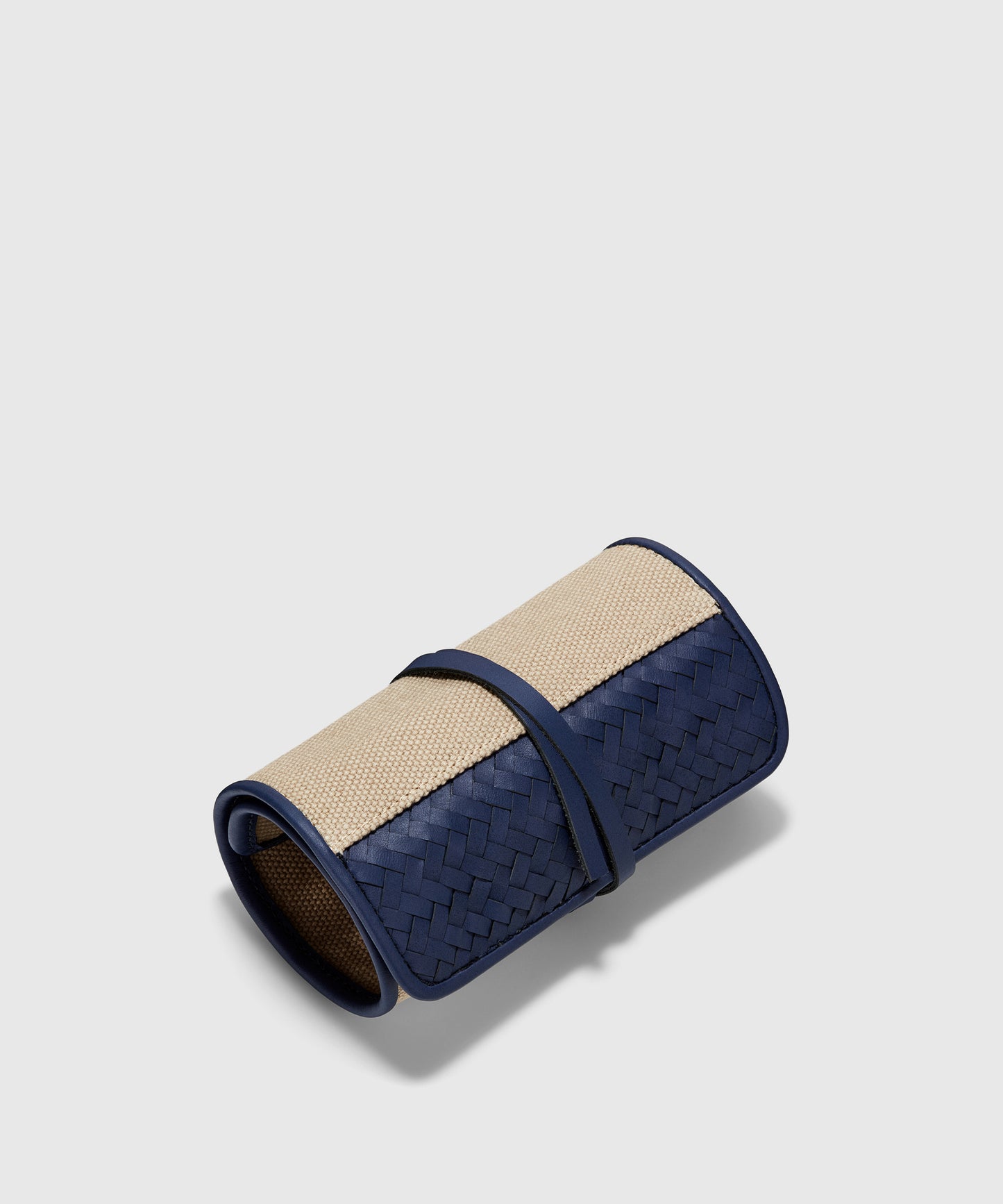 Cotton Canvas & Leather Tech Organizer| KonMari by Marie Kondo