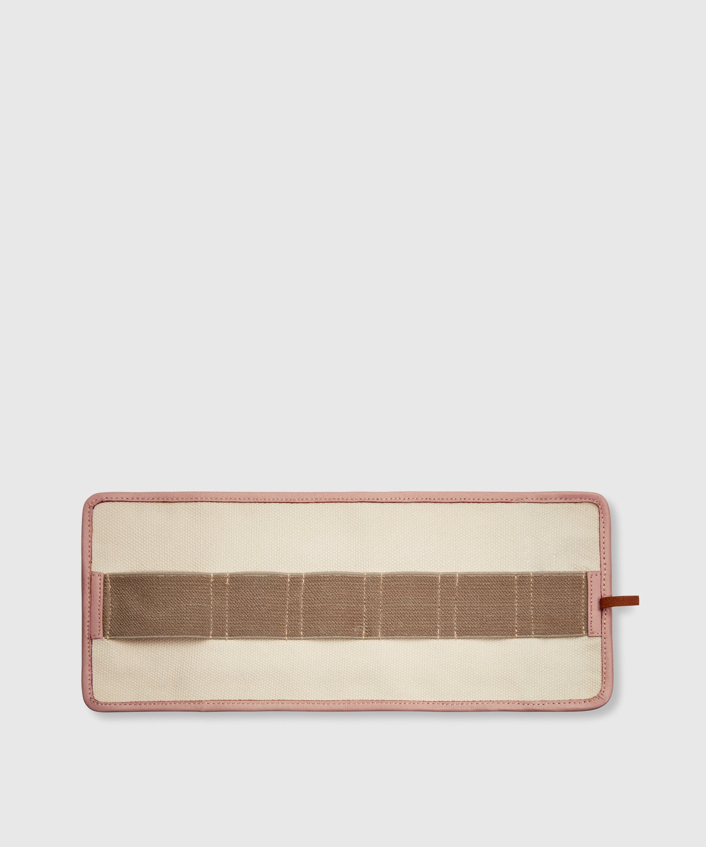 Cotton Canvas & Leather Tech Organizer| KonMari by Marie Kondo