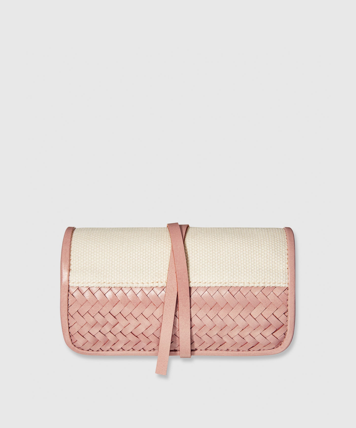 Cotton Canvas & Leather Tech Organizer| KonMari by Marie Kondo