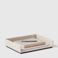 Stackable Linen Letter Tray | The Container Store x KonMari
