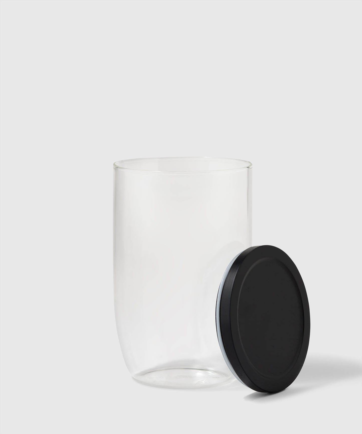 Large Modular Glass Canister, Black | The Container Store x KonMari
