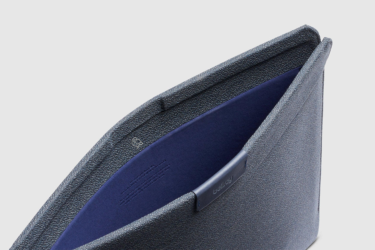 Recycled Woven Padded Laptop Sleeve | Tech and Travel | KonMari by Marie Kondo