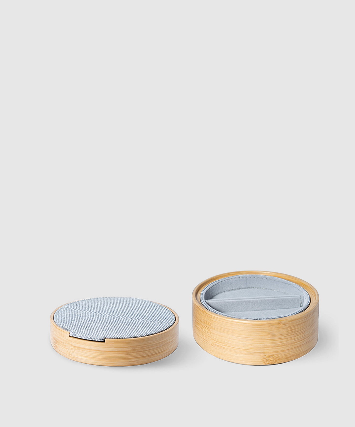Round Bamboo Jewelry Box With Mirror | Marie Kondo Official | KonMari