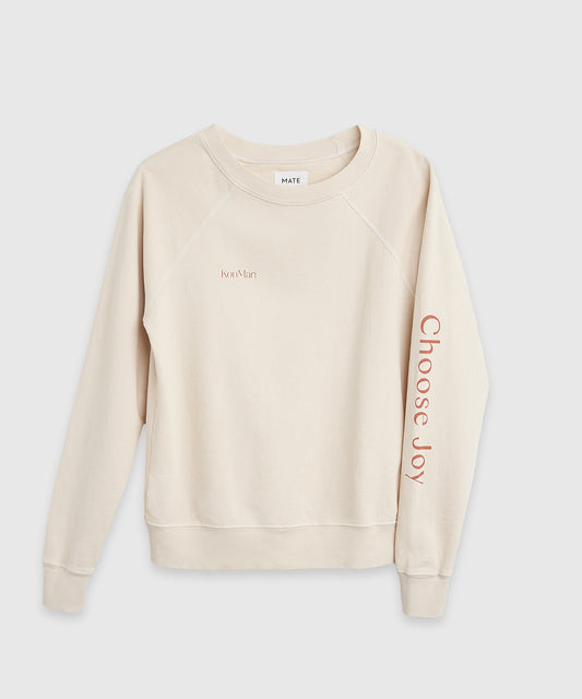 'Choose Joy' Organic Cotton Pullover | KonMari x Mate the Label