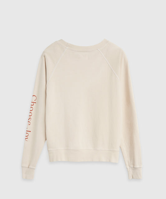 'Choose Joy' Organic Cotton Pullover | KonMari x Mate the Label - Secondary Image