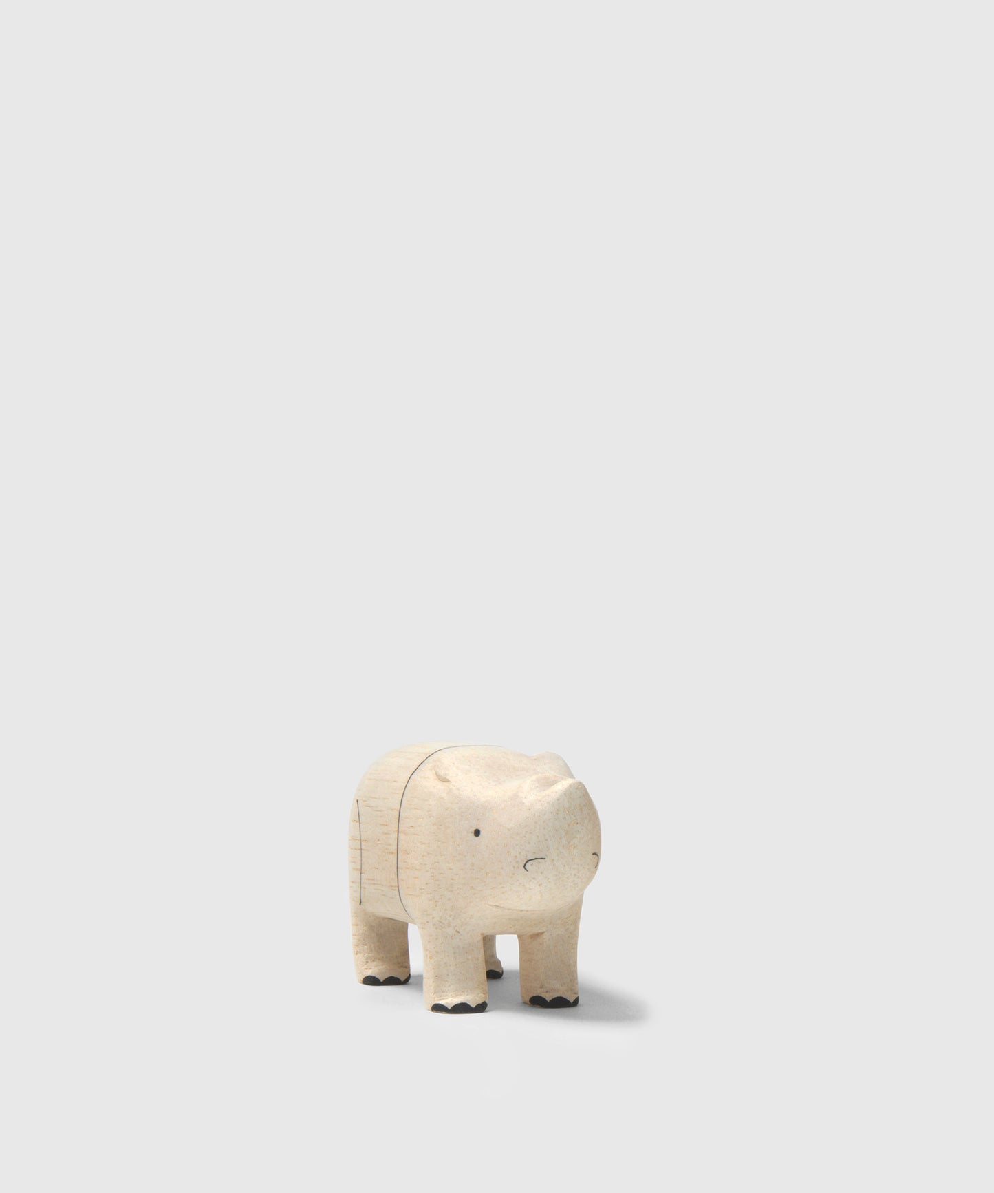 Rhino Handmade Japanese Wooden Animals — Safari | KonMari by Marie Kondo
