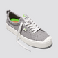 Marie Kondo OCA Low Light Grey Canvas Contrast Thread Sneaker Women