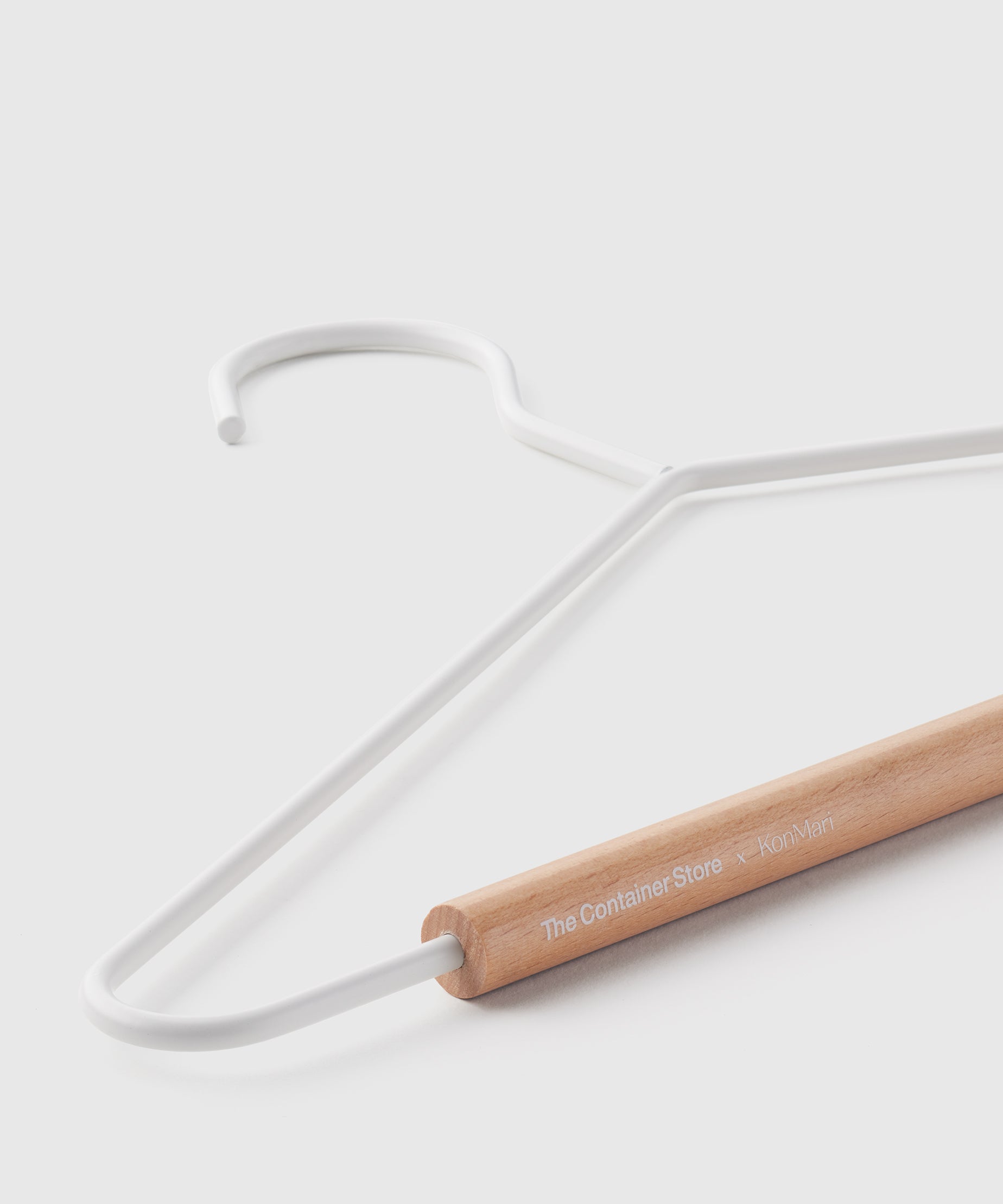 Matte White Metal Suit Hangers | The Container Store x KonMari