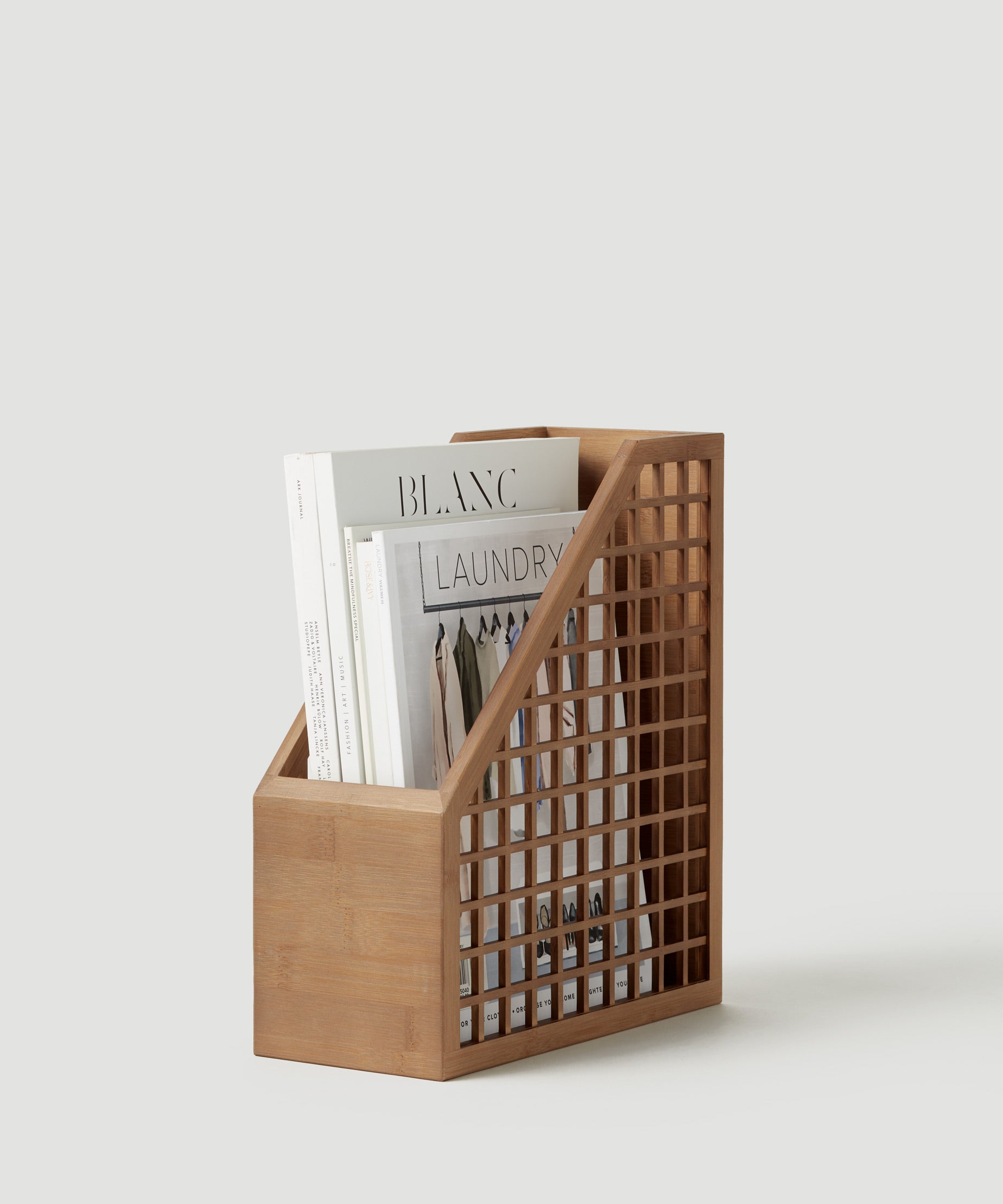 Bamboo Vertical Paper Holder | The Container Store x KonMari 