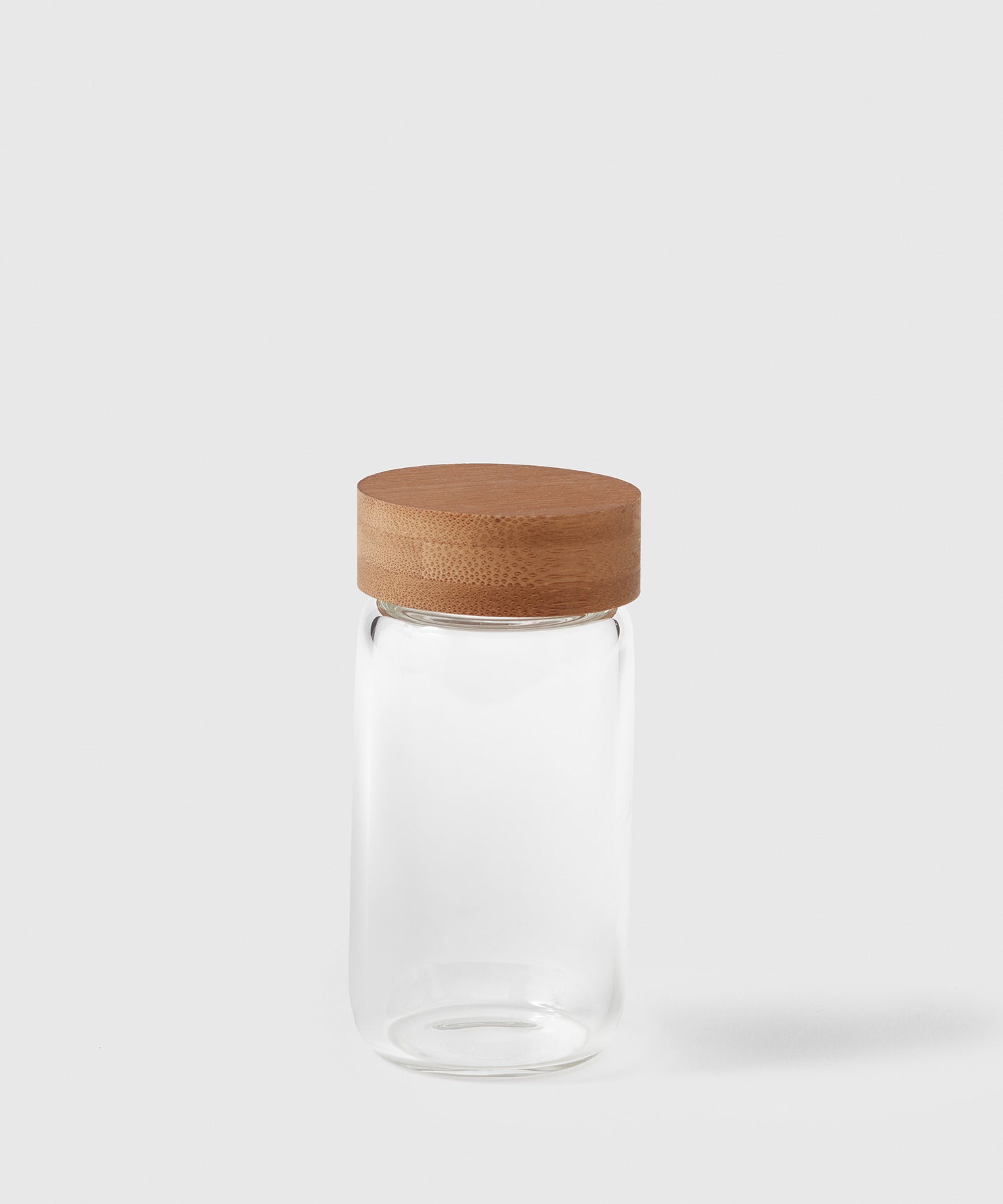 Glass Spice Jar with Bamboo/Birch Lid