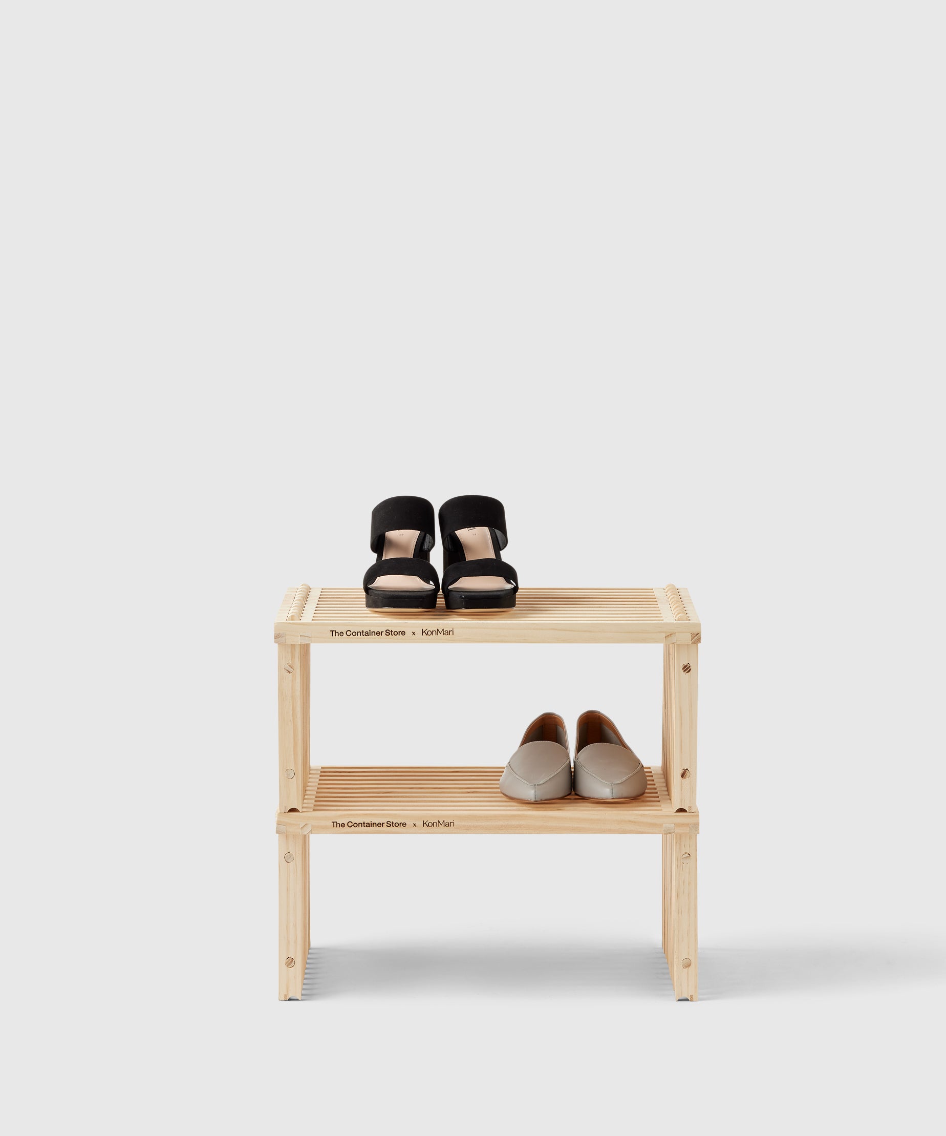 Small Birch Shoe Shelf | The Container Store x KonMari by Marie Kondo 
