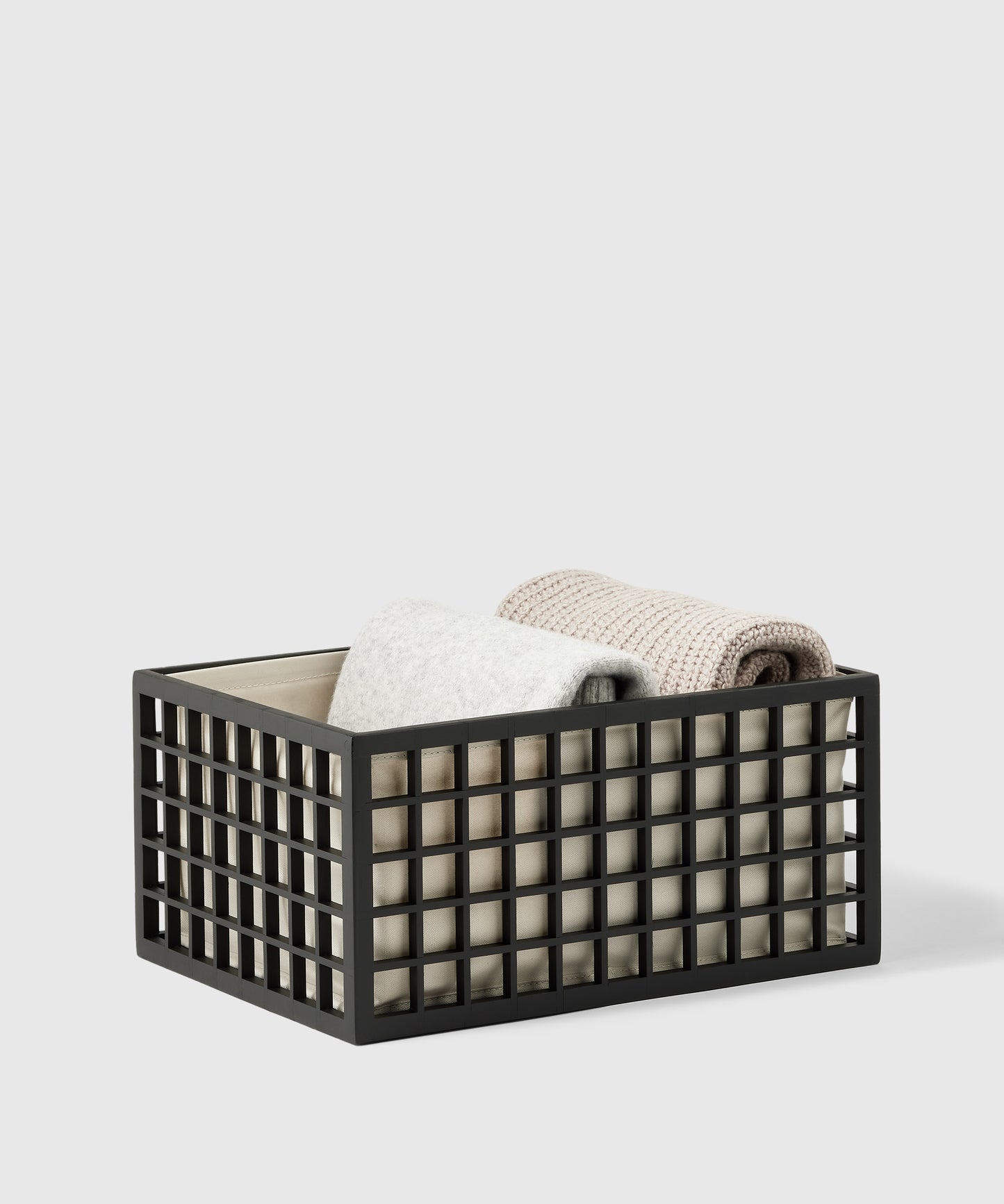 Bamboo Storage Bin With Cotton Liner
