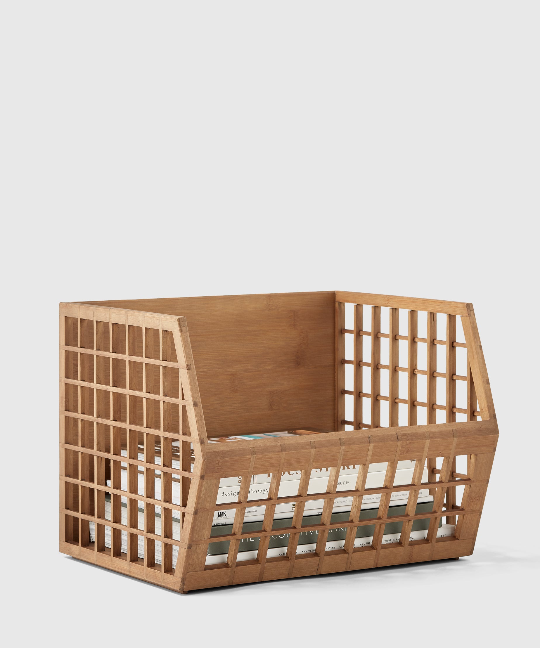Bamboo Stackable Storage Bin | KonMari by Marie Kondo