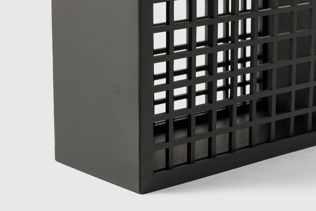 Bamboo Vertical Paper Holder in Black | The Container Store x KonMari 