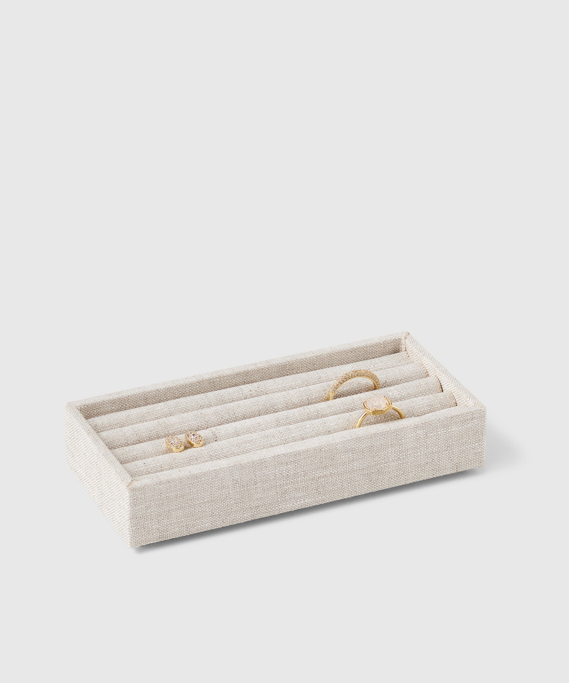 Linen Jewelry Roll Insert | The Container Store x KonMari by Marie Kondo 