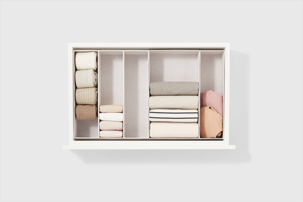 Narrow Drawer Organizer | The Container Store x KonMari by Marie Kondo