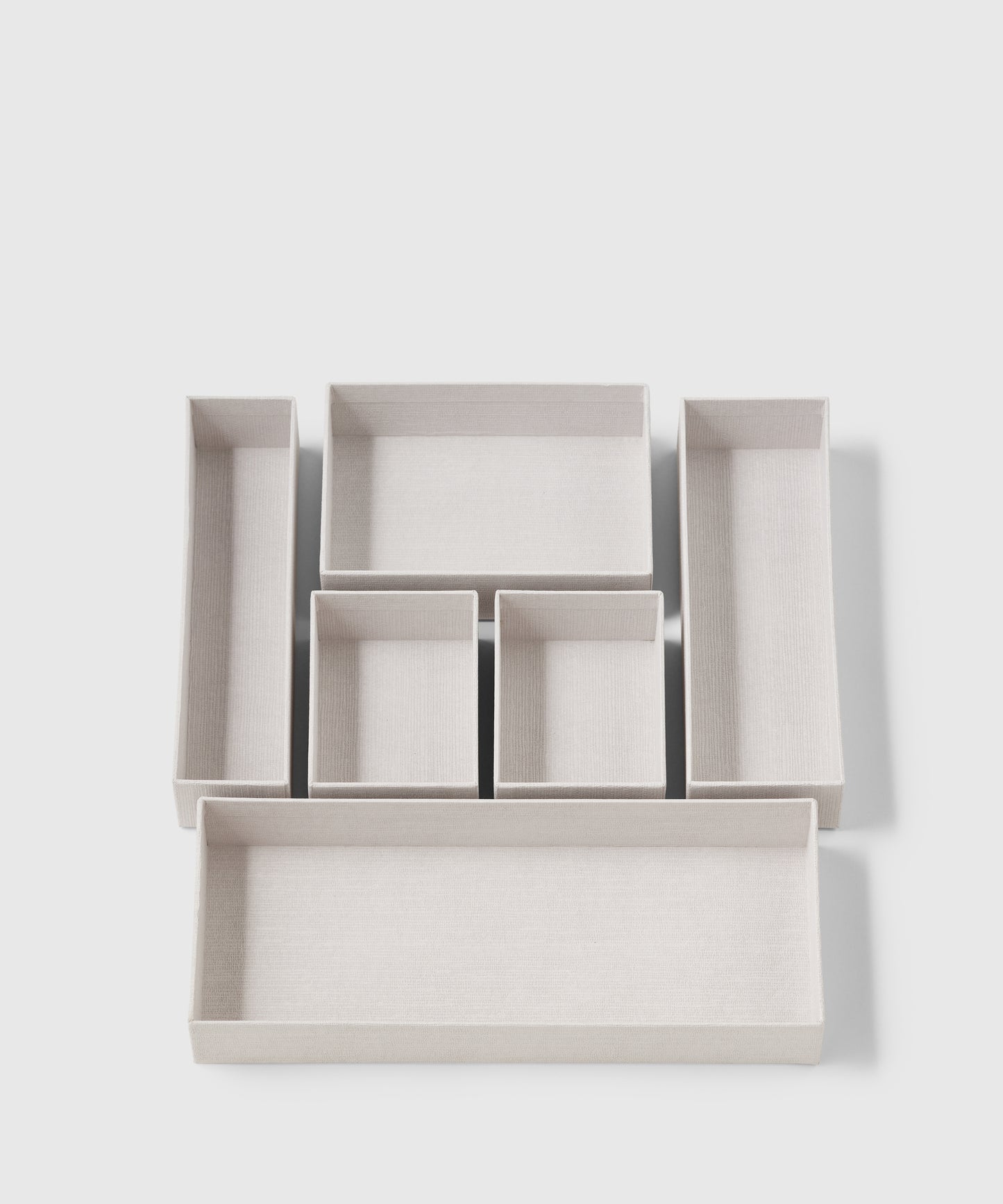 Small Hikidashi Organizer Boxes – Set of 6, Calm