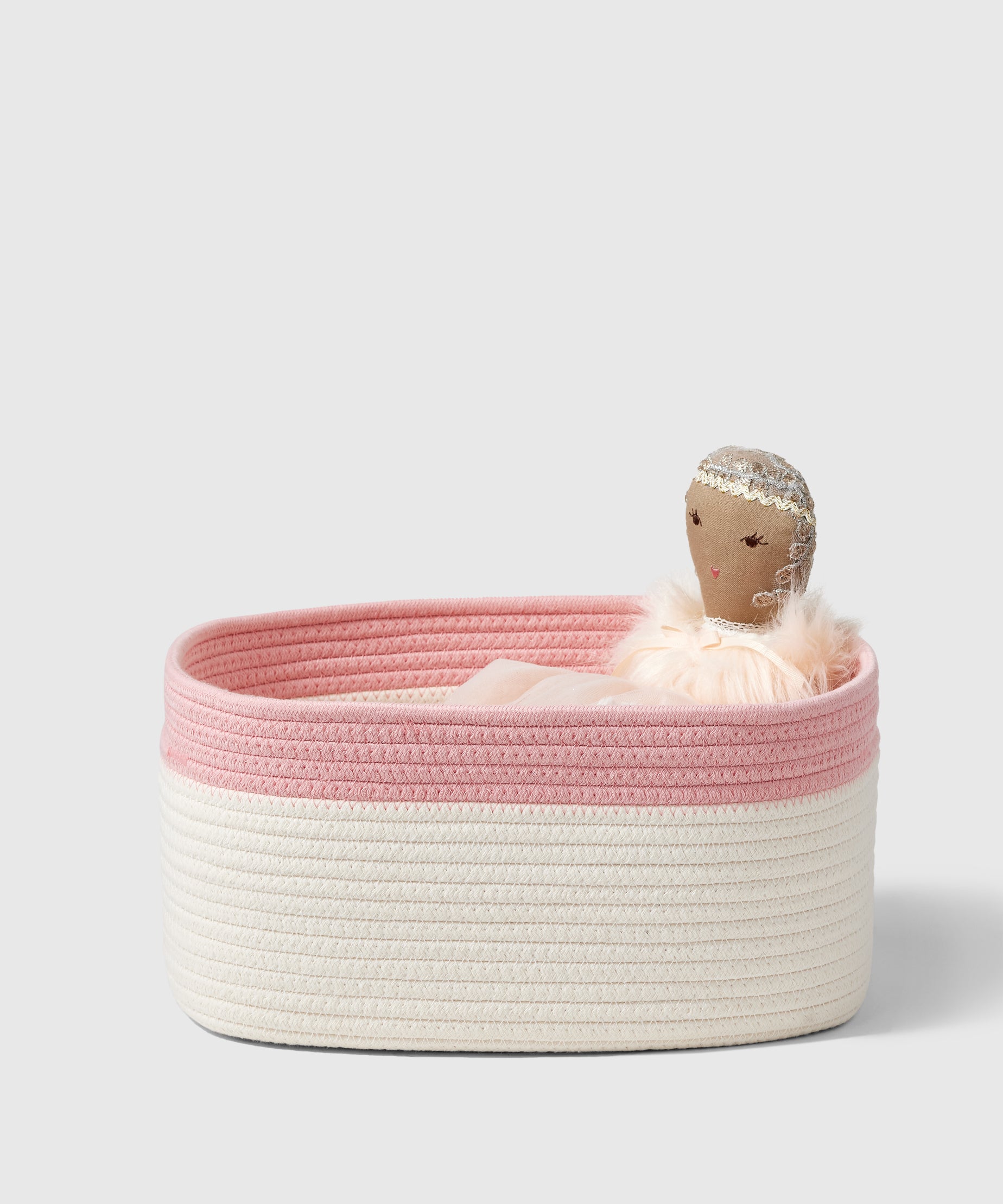 Pink Cotton Rope Storage Basket | The Container Store x KonMari