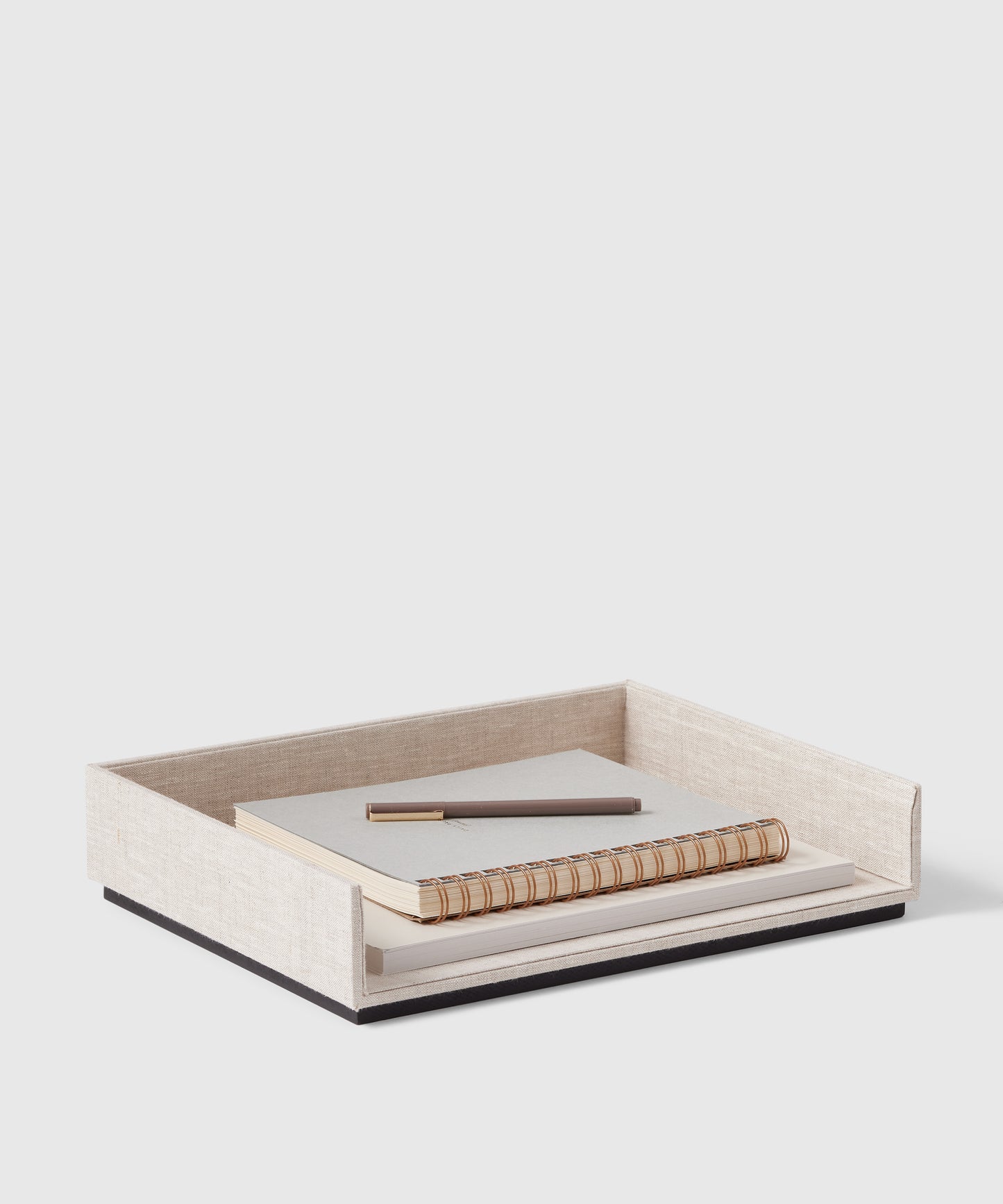 Stackable Linen Letter Tray | The Container Store x KonMari