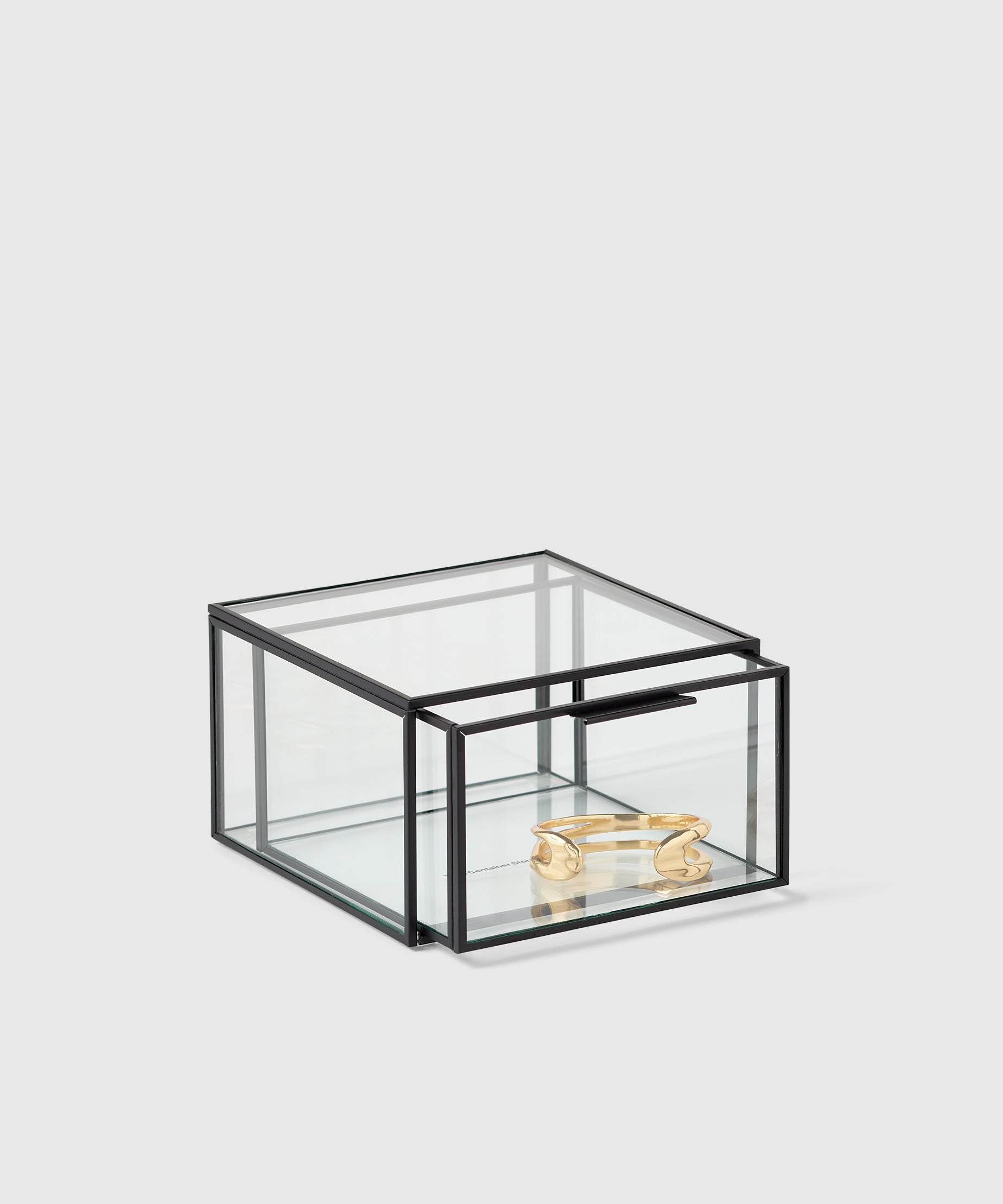 Medium Glass Stacking Jewelry Box | The Container Store x KonMari by Marie Kondo 