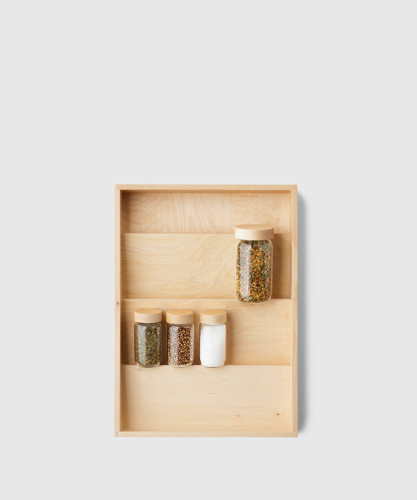 Birch In-Drawer Spice Rack - Narrow | KonMari by Marie Kondo