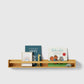 Bamboo Floating Bookshelf in Sunrise | The Container Store x KonMari 