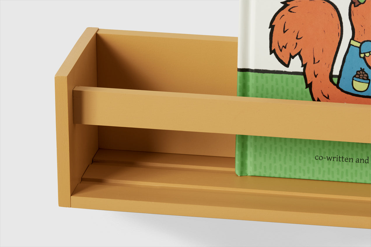 S Shaped Storage Bookshelf - Bamboo - 4 Sizes - ApolloBox