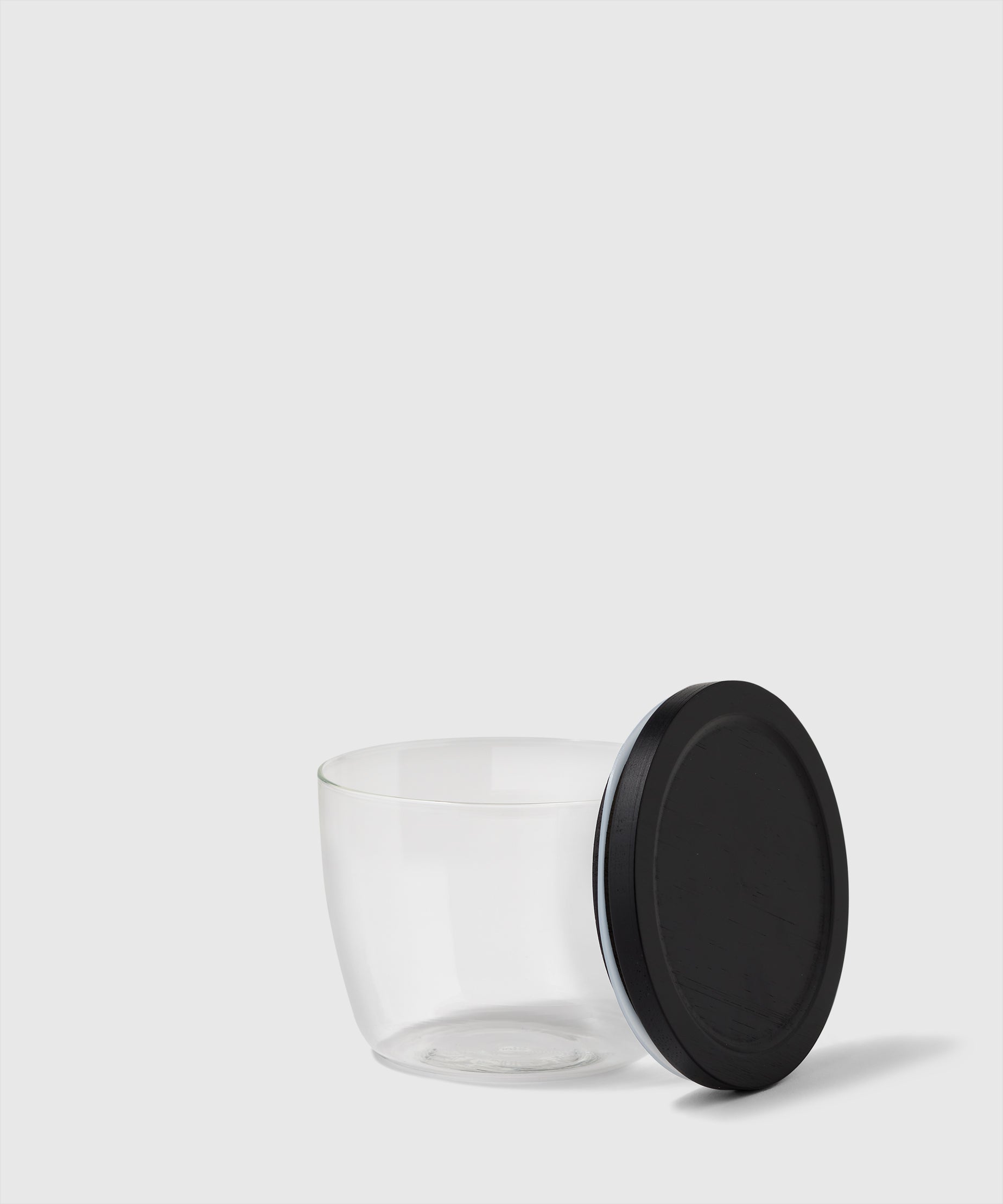 Small Modular Glass Canister, Black | The Container Store x KonMari
