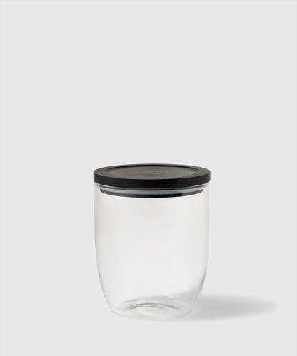 Medium Modular Glass Canister, Black | The Container Store x KonMari