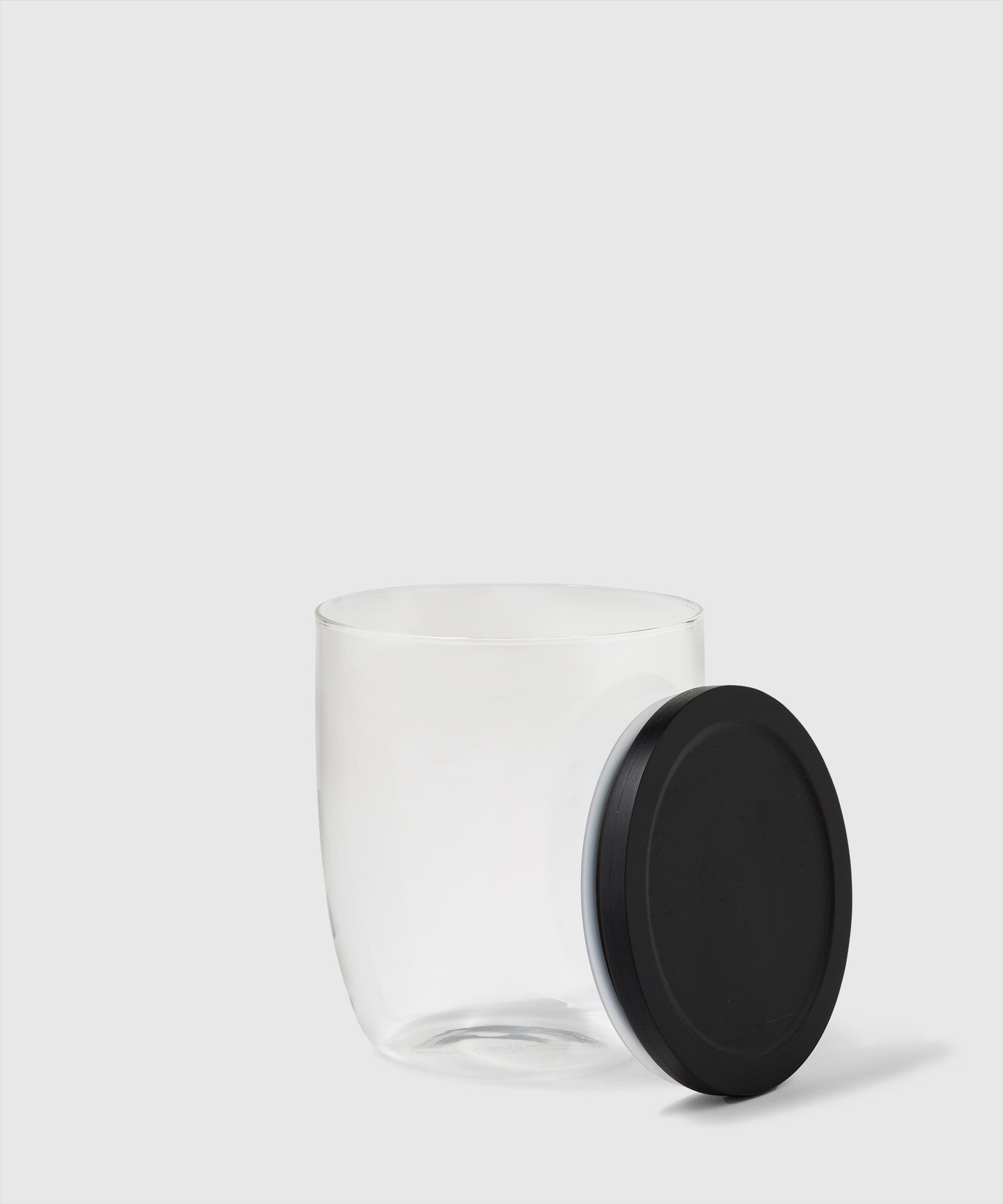 Medium Modular Glass Canister, Black | The Container Store x KonMari