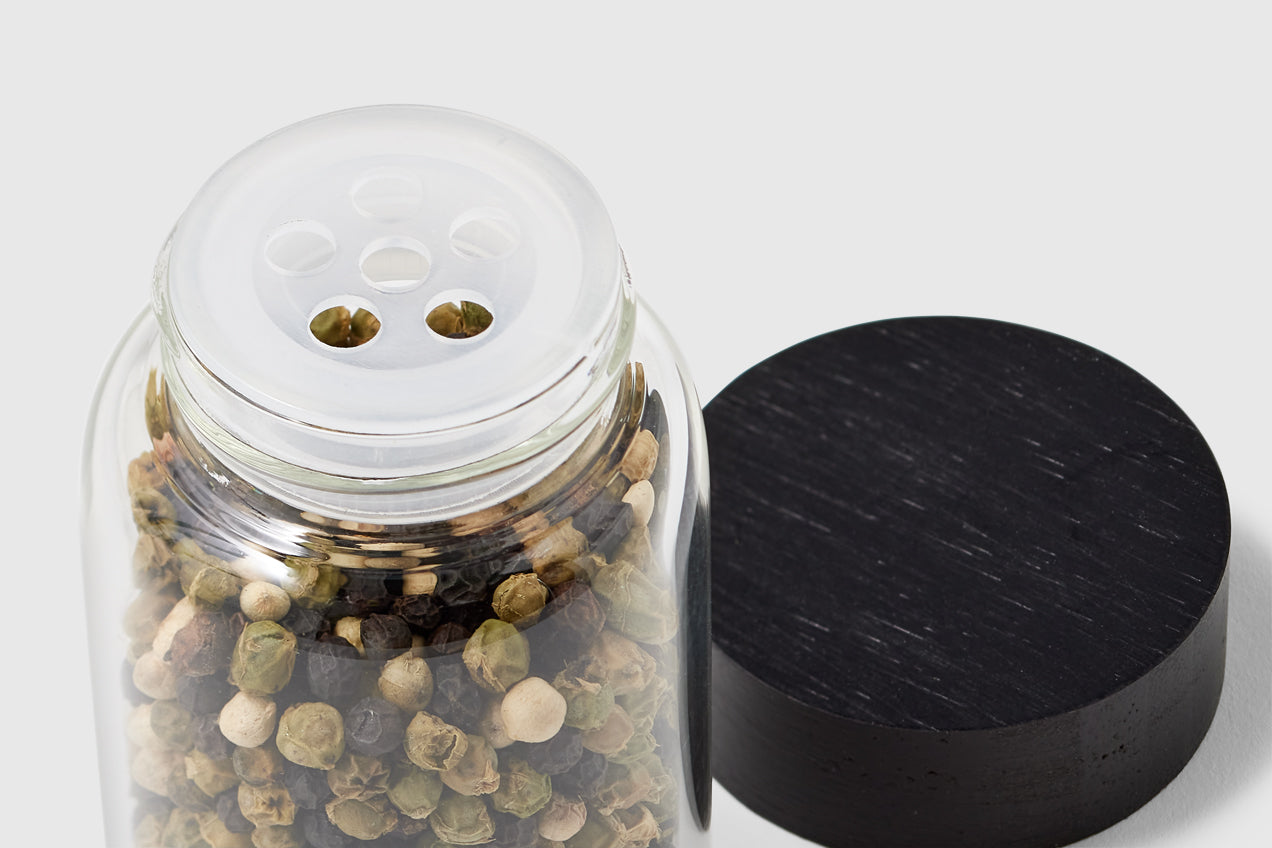 Corky Modern Glass Spice Jars
