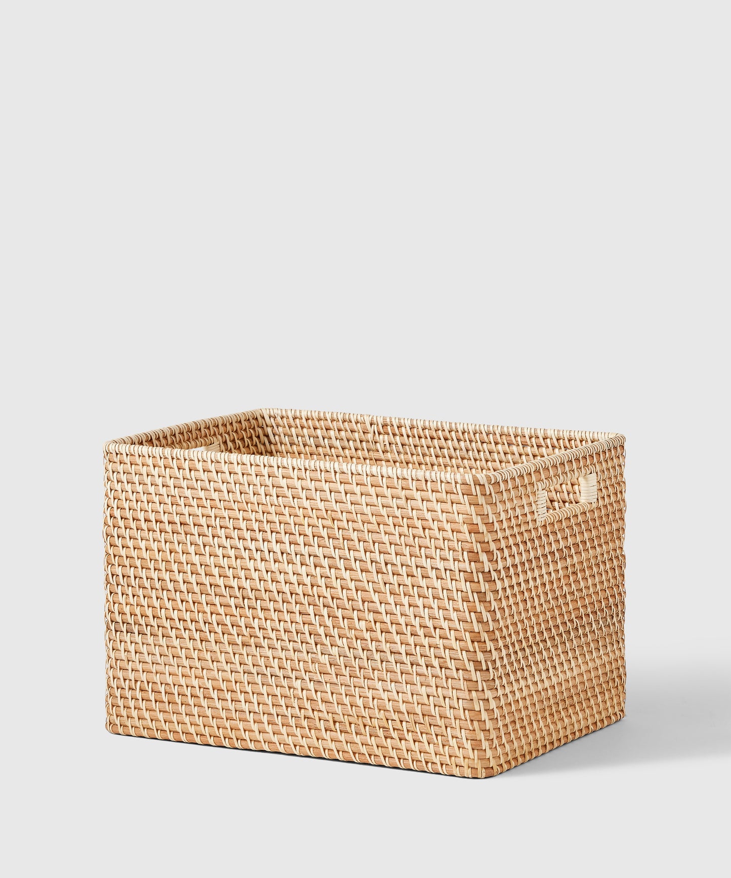 Extra-Large Woven Rattan Bin With Handles | Marie Kondo Official Site