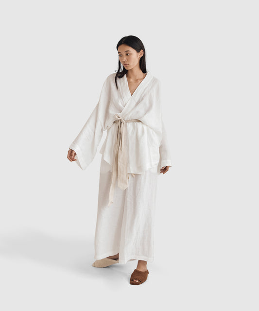 Deiji Studios | French Flax Linen and Organic Cotton Pajamas – KonMari