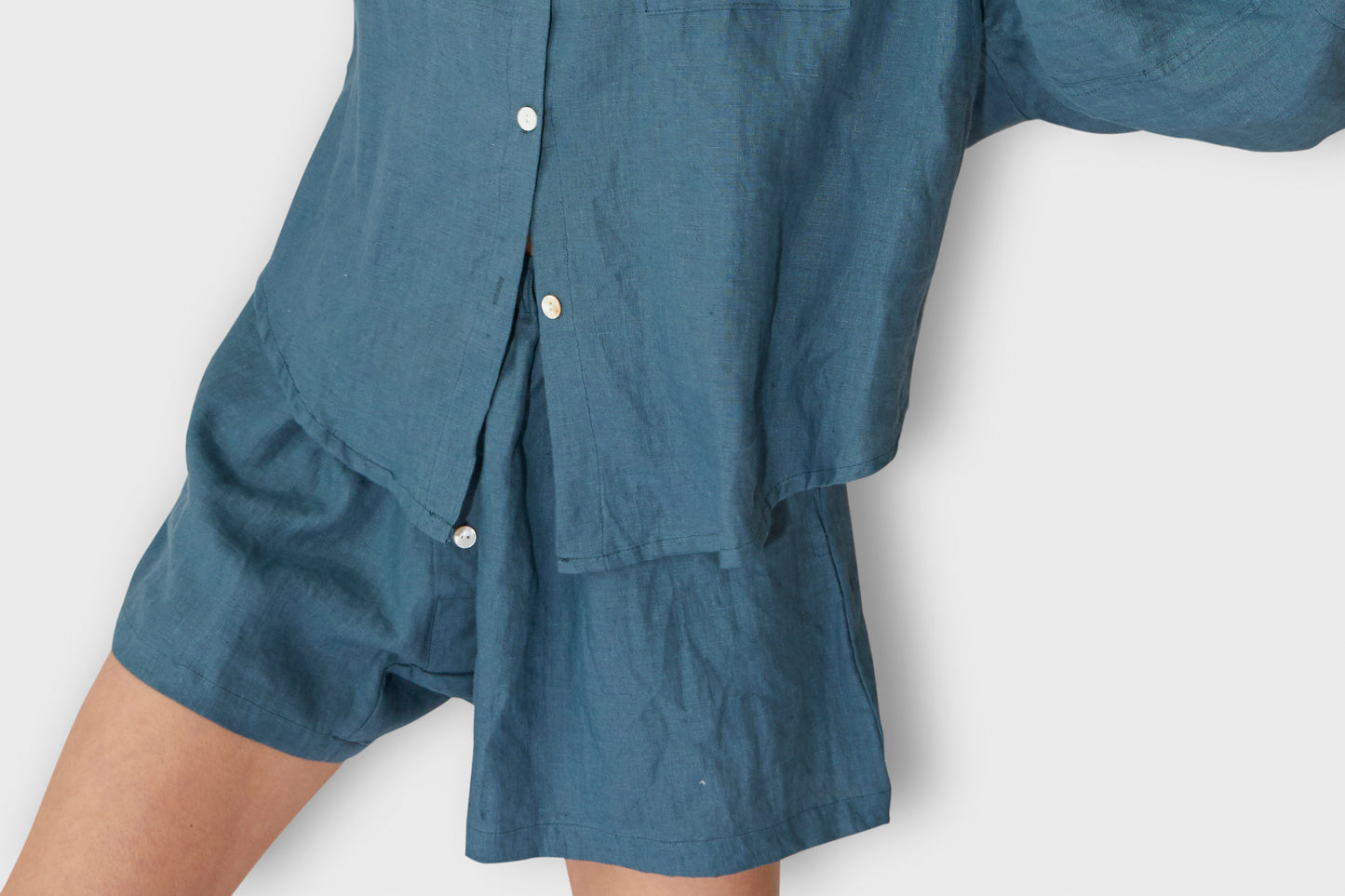 Linen Pajama Set With Shorts | Spa lover Gifts | Shop at KonMari