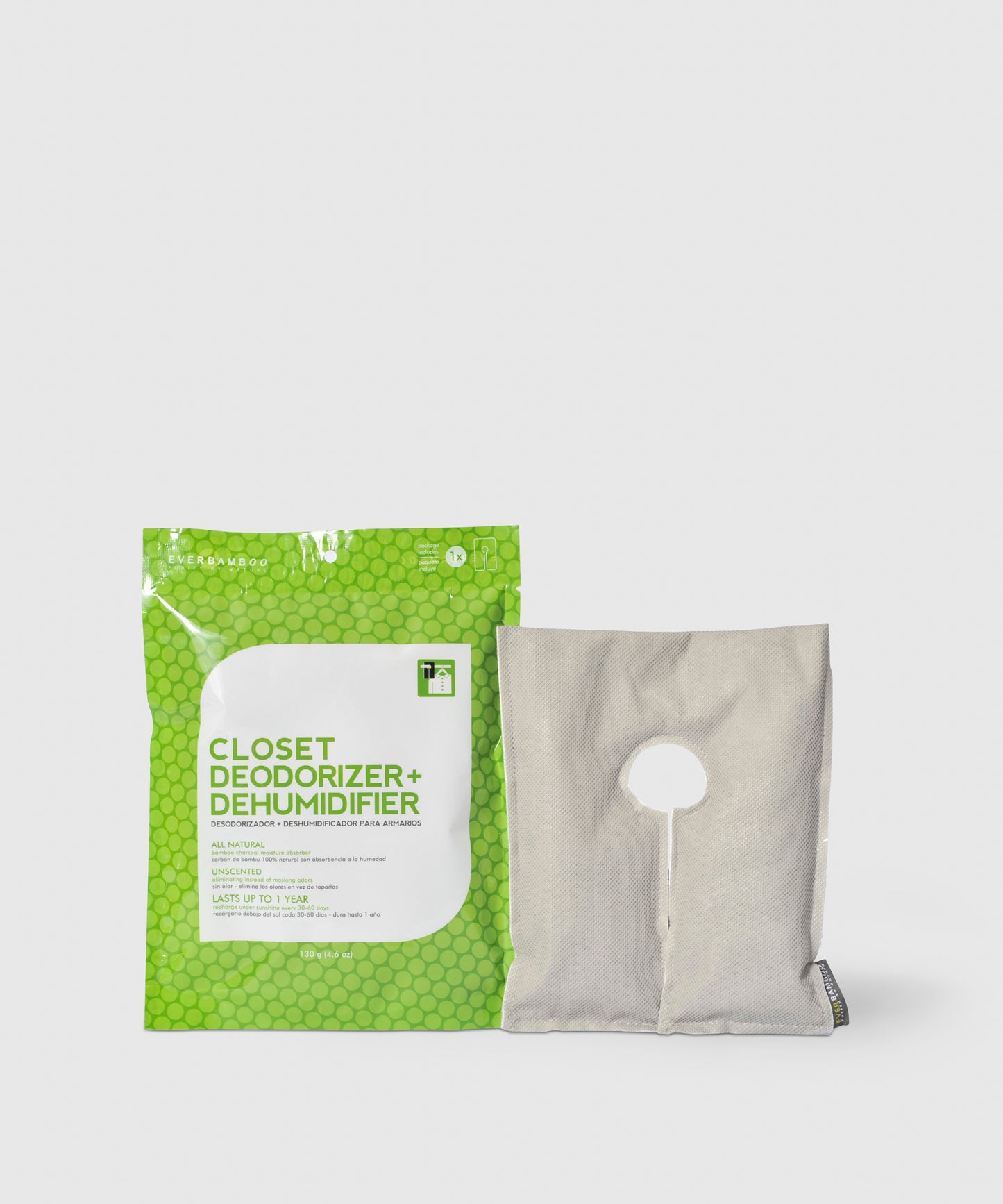 All Natural: Bamboo Closet Deodorizer & Dehumidifier