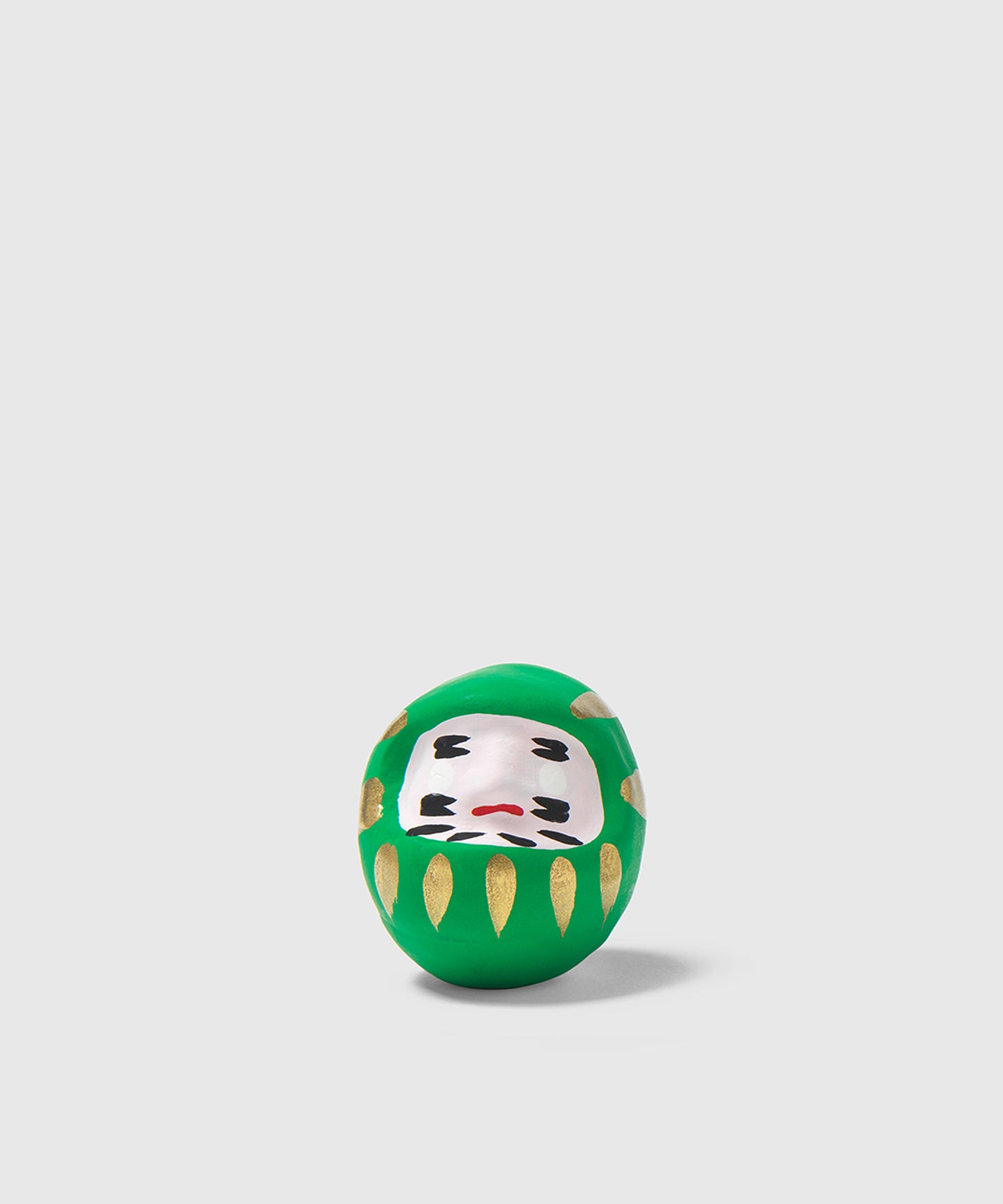 Green Modern Daruma Doll | Made in Japan | KonMari by Marie Kondo