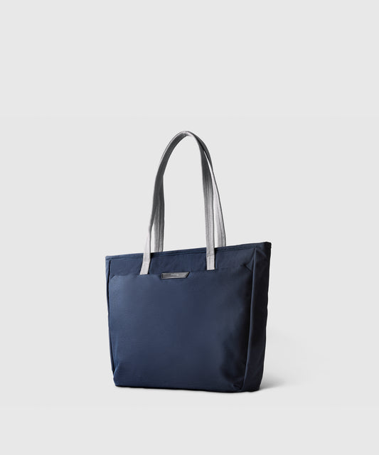 Sustainable Recycled Tote with Leather Straps | KonMari by Marie Kondo 