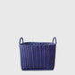 Woven Recycled Plastic Storage Basket in Indigo | KonMari by Marie Kondo 