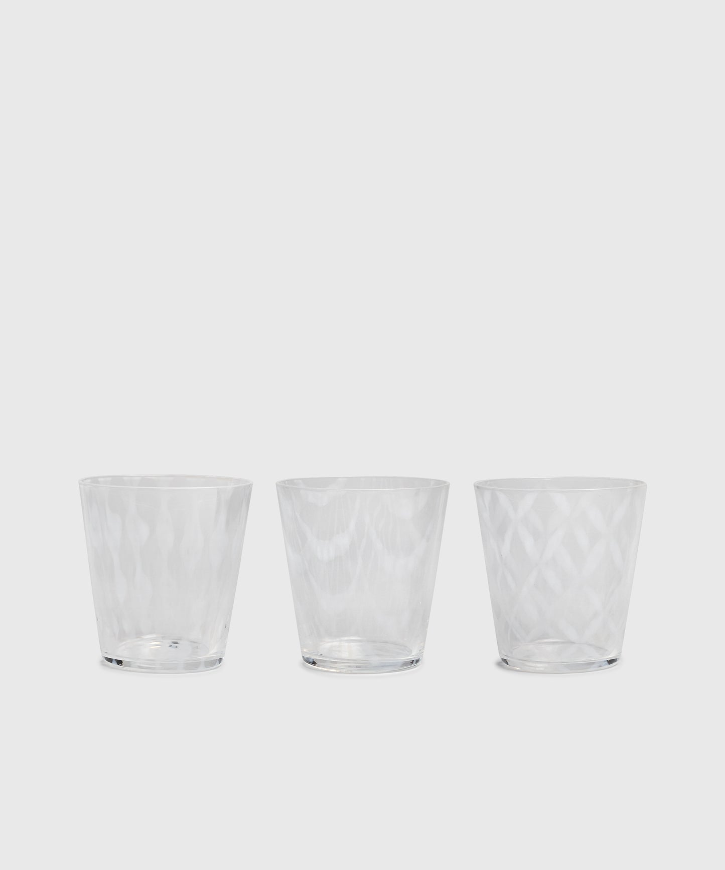 Japanese Aburidashi Glass Tumbler, Multiple Patterns | KonMari by Marie Kondo 