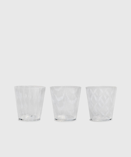 Japanese Aburidashi Glass Tumbler, Multiple Patterns | KonMari by Marie Kondo 
