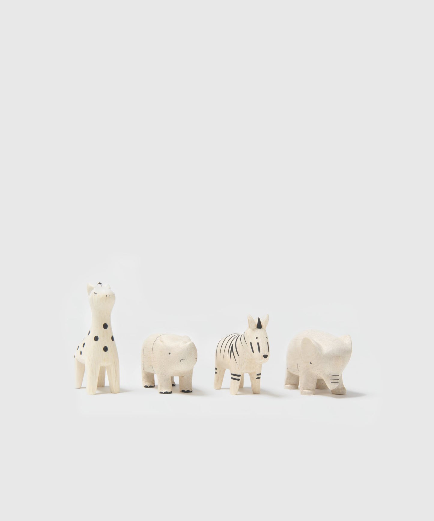 Hand-Carved Japanese Wooden Safari Animals | KonMari by Marie Kondo