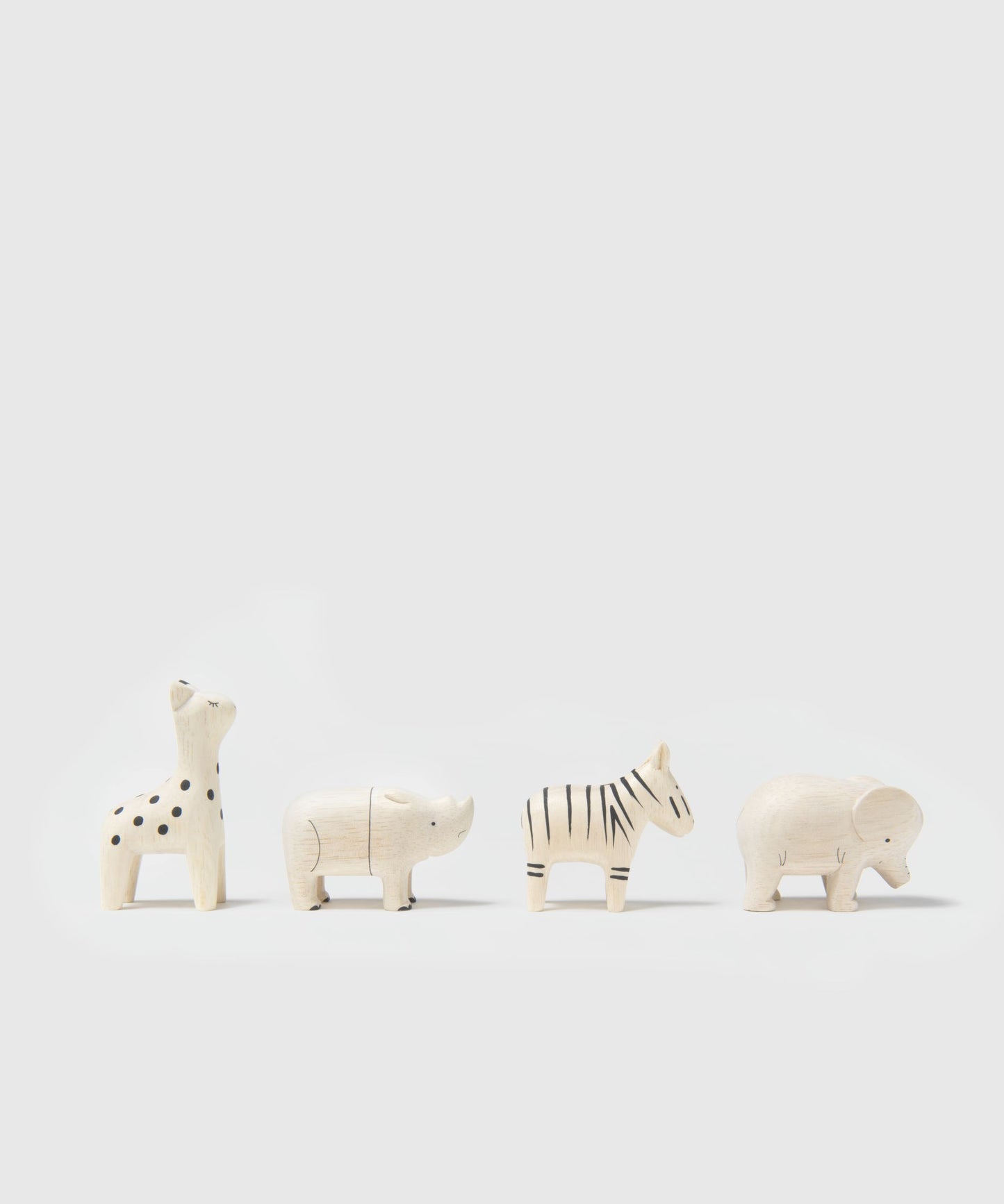 Hand-Carved Japanese Wooden Safari Animals | KonMari by Marie Kondo