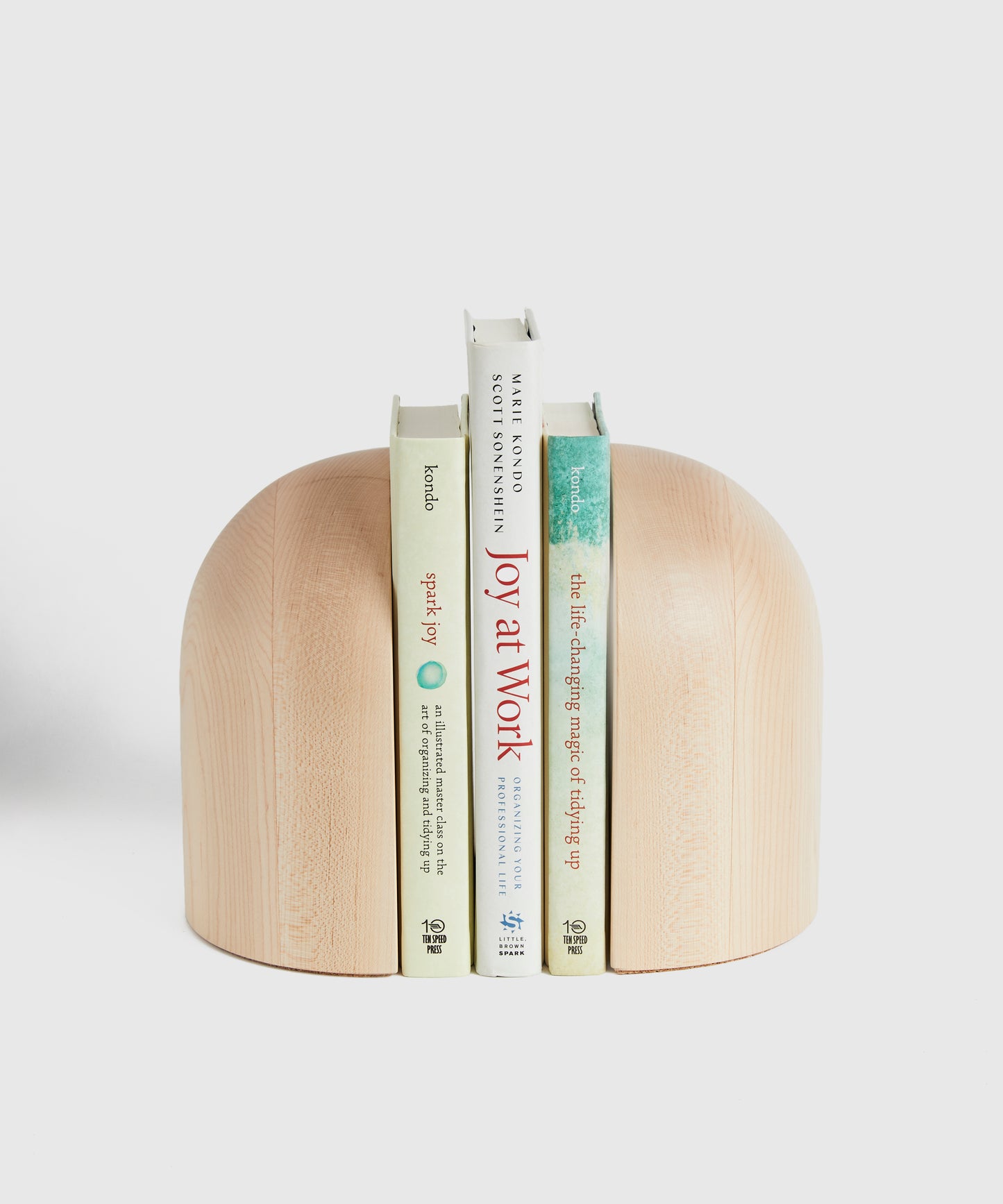 Solid Maple Bookends | KonMari by Marie Kondo