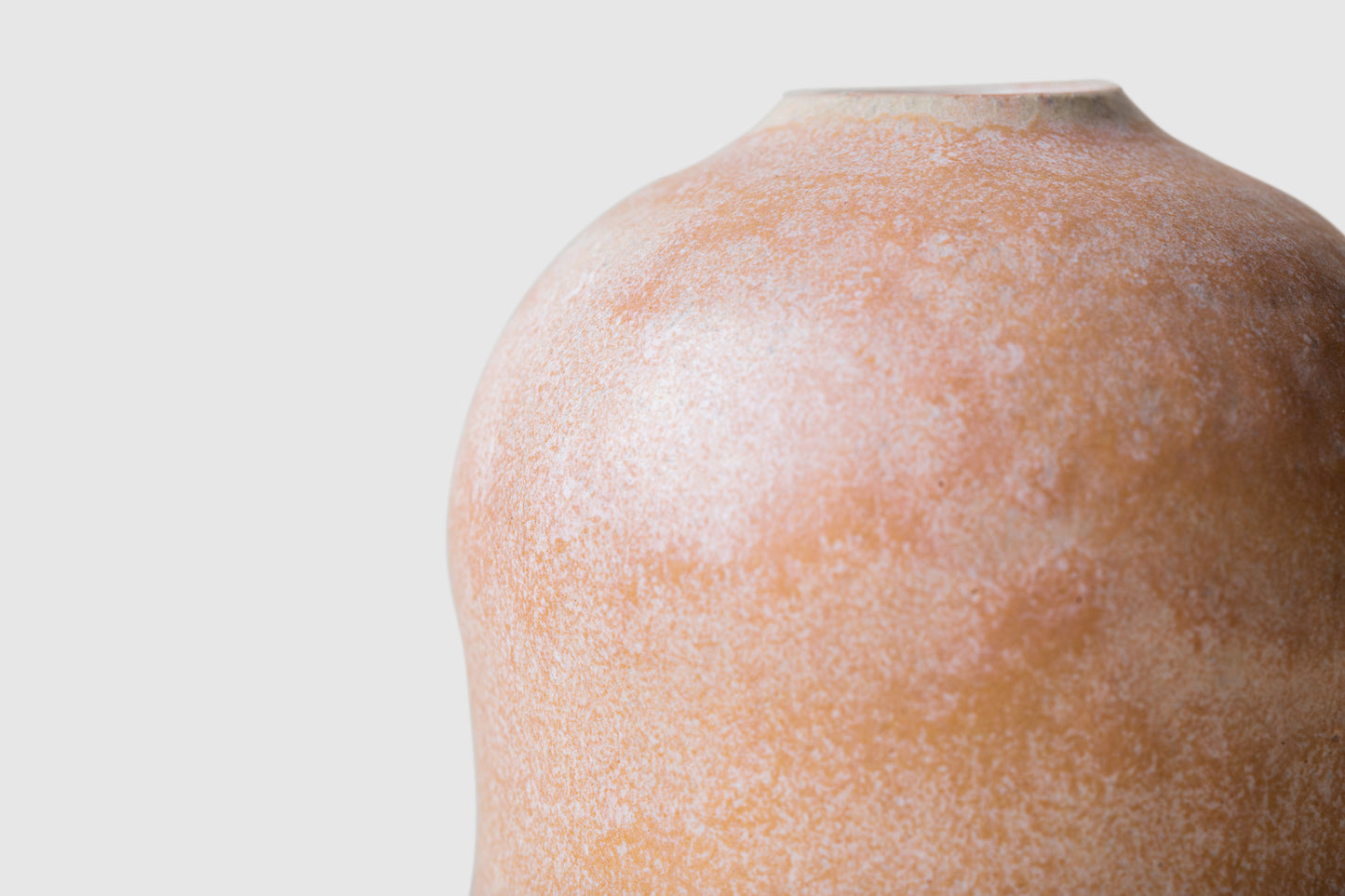 Closeup of Small Bubble Bud Vase