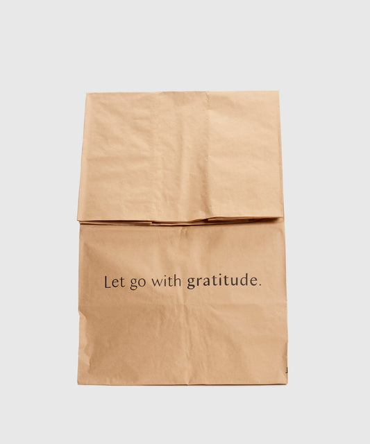 "Let Go With Gratitude" Discard Bags | Shop at KonMari by Marie Kondo