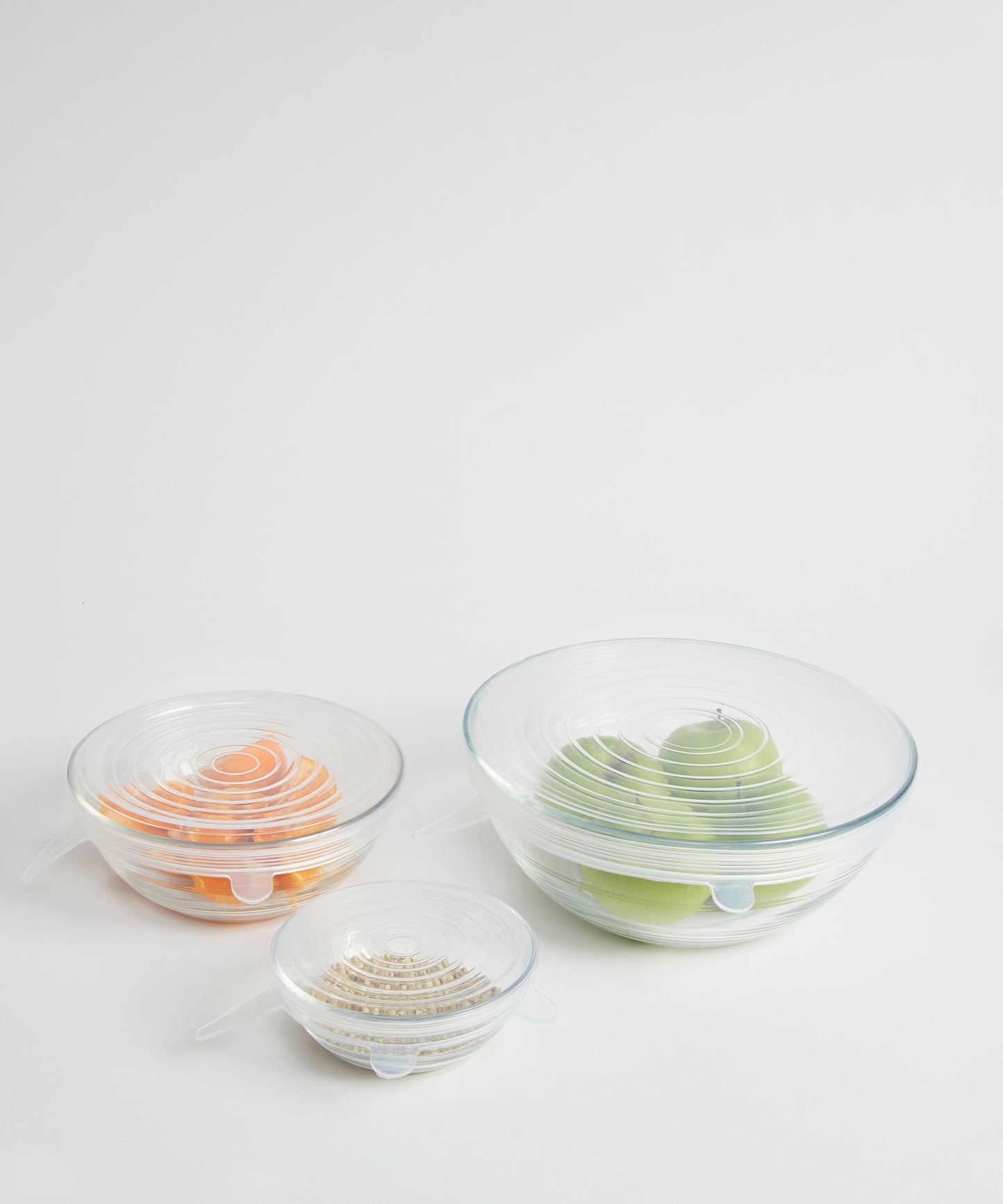 Stretchable Reusable Low Waste Silicone Lid Set | KonMari | Marie Kondo