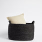 Black Jute Storage Basket with Handles | KonMari Method by Marie Kondo