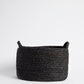 Black Jute Storage Basket with Handles | KonMari Method by Marie Kondo