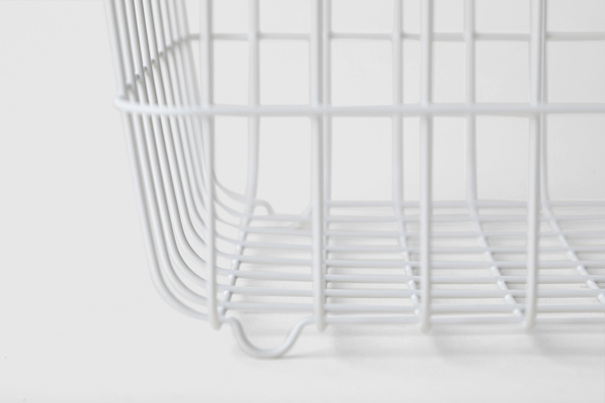 Medium White Metal Storage Basket | KonMari Shop by Marie Kondo